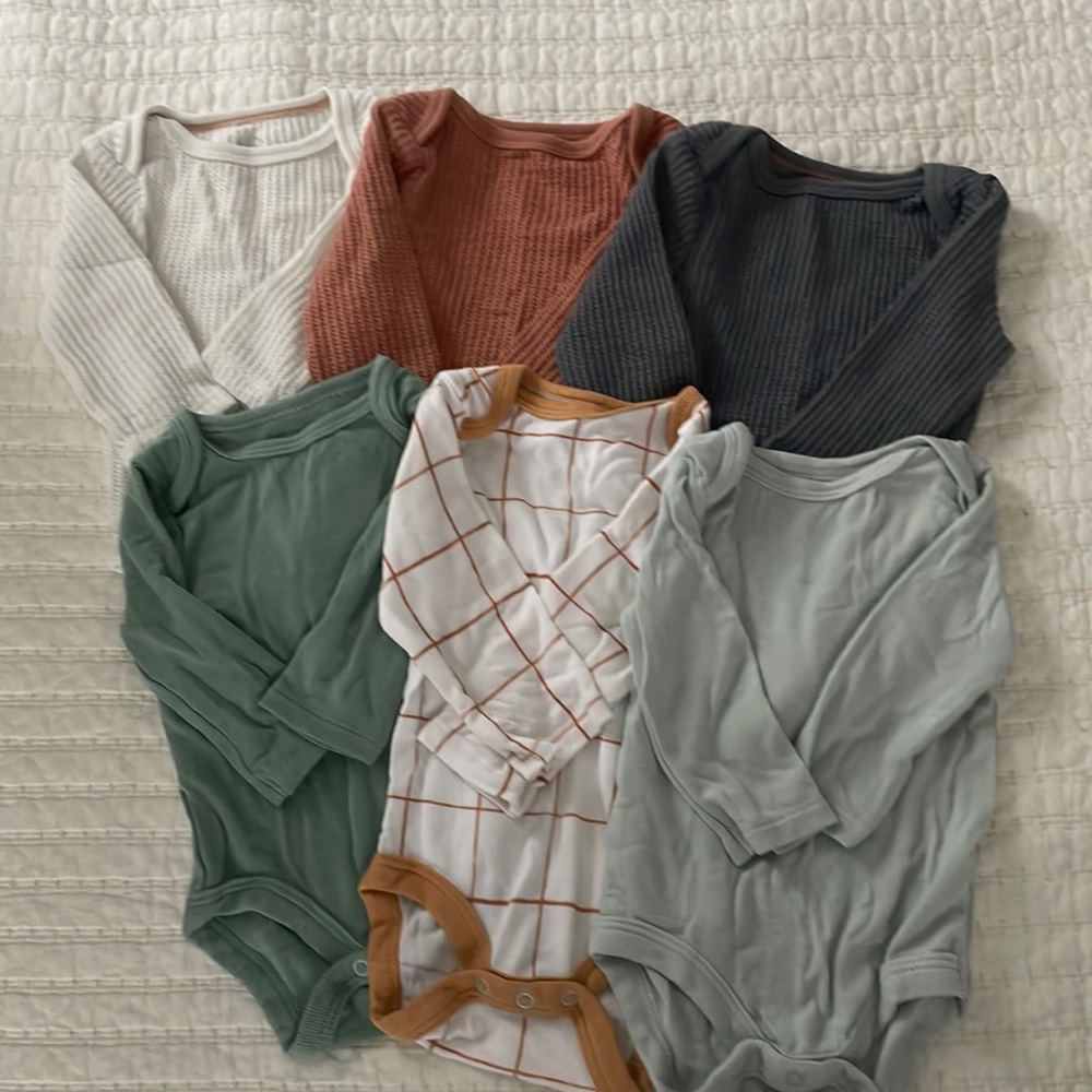 0-3 Month Cloud Island Onesies